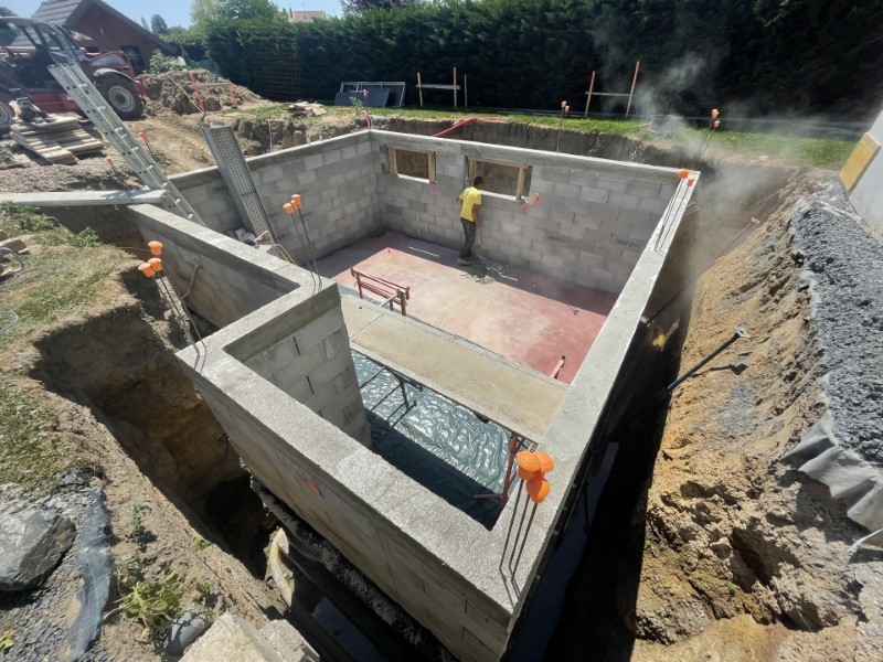 Chantier SARL La maçonnerie 102