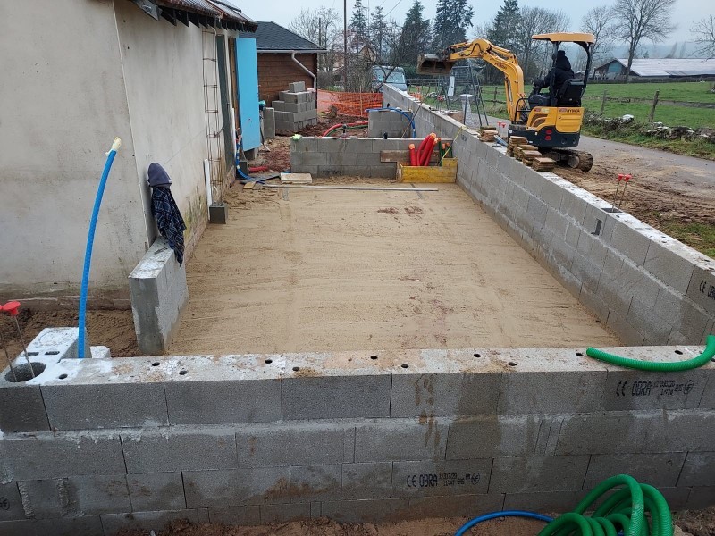 Chantier SARL La maçonnerie 26